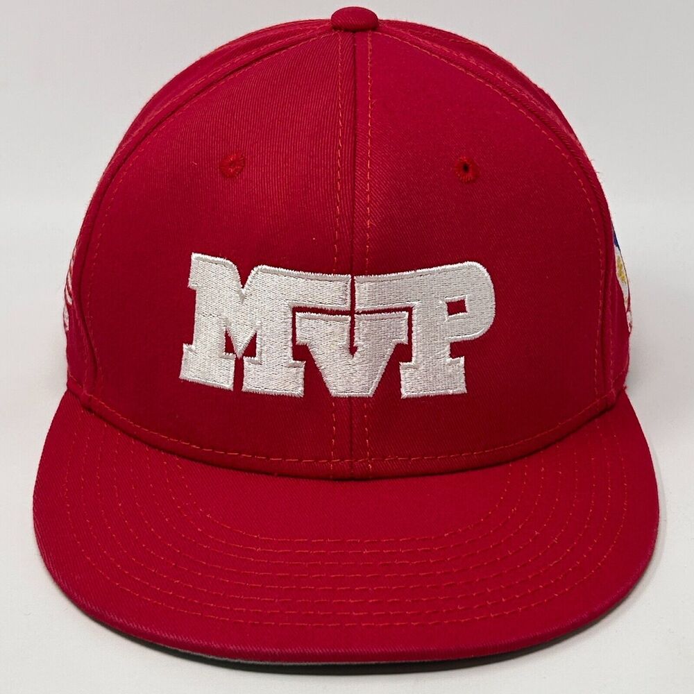 Floyd Mayweather vs Manny Pacquiao Hat Baseball Cap MVP 2015 Boxing Snapback Red